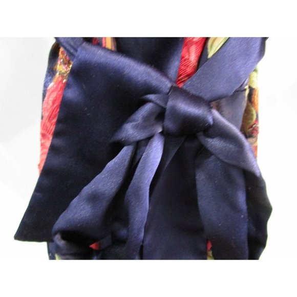 Vintage Victoria's Secret Gold Label Sheer Floral Paisley Robe One Size GUC - Picture 8 of 12